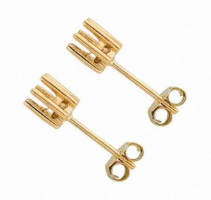 18K Gold 1.60 Carat Lab Grown Round Brilliant Cut Diamond Stud Earrings - F/VS1 - Pobjoy Diamonds