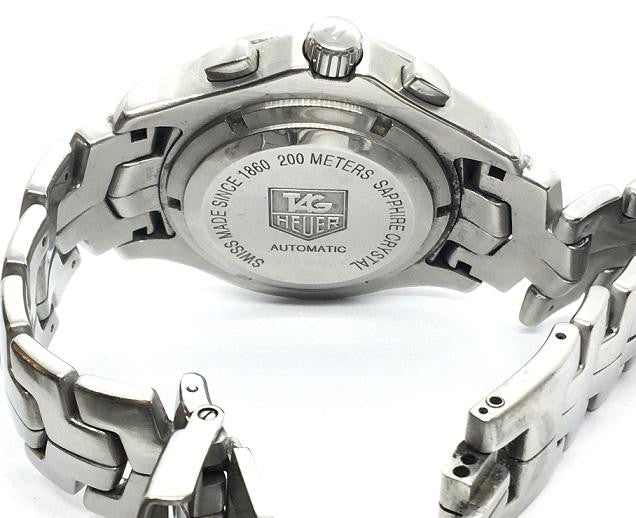 TAG HEUER Link Chronograph Blue Dial – Pobjoy Diamonds