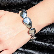 Load image into Gallery viewer, Handmade Sterling Silver Teardrop  Bracelet - Pobjoy Diamonds