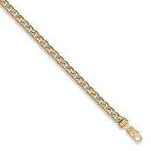 Load image into Gallery viewer, 9K Yellow Gold Mens Medium Weight Tight Link Curb Bracelet - Pobjoy Diamonds