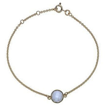 Load image into Gallery viewer, 9K Yellow Gold &amp; Topaz Adjustable Ladies Bracelet - Pobjoy Diamonds