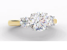 Load image into Gallery viewer, 18K Gold 1.40 Carat Diamond Trilogy Ring G/Si - Pobjoy Diamonds
