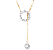 Load image into Gallery viewer, 9K Yellow Gold &amp; Diamond Circle Of Life Necklace 