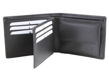 Load image into Gallery viewer, Large Black Leather Wallet - Pobjoy Diamonds