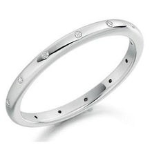 Load image into Gallery viewer, 950 Platinum &amp; Diamond 2mm Wedding Band - Pobjoy Diamonds