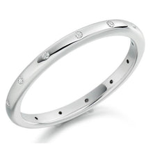 Load image into Gallery viewer, 950 Platinum &amp; Diamond 2mm Wedding Band - Pobjoy Diamonds
