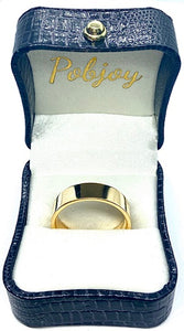Flat Court Wedding Band In 18K Gold or 950 Platinum. Select Width 2mm-7mm - Pobjoy Diamonds