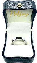 Load image into Gallery viewer, Flat Court Wedding Band In 18K Gold or 950 Platinum. Select Width 2mm-7mm - Pobjoy Diamonds