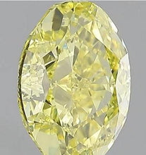 Load image into Gallery viewer, 18K Gold Fancy Intense Yellow Diamond 1.50 Carat Oval Cut Solitaire Ring - SI1 - Pobjoy Diamonds